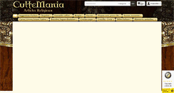 Desktop Screenshot of cultemania.com